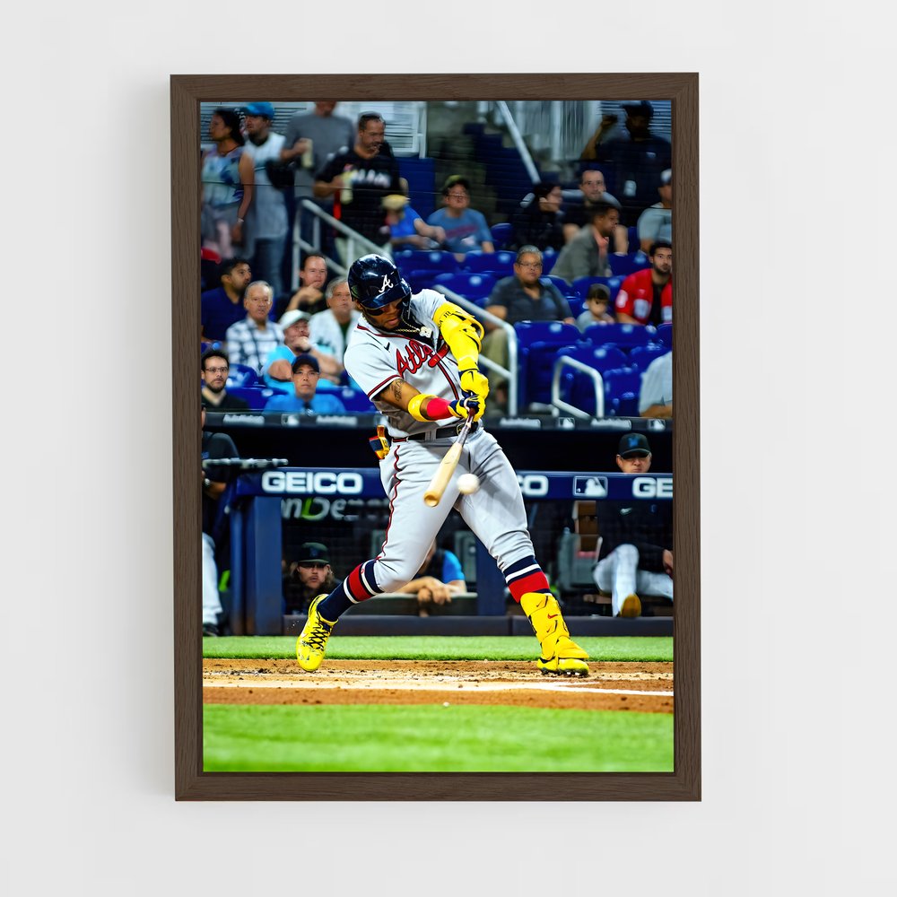 Poster Ronald de acuna – affiche Baseball (vue 5)